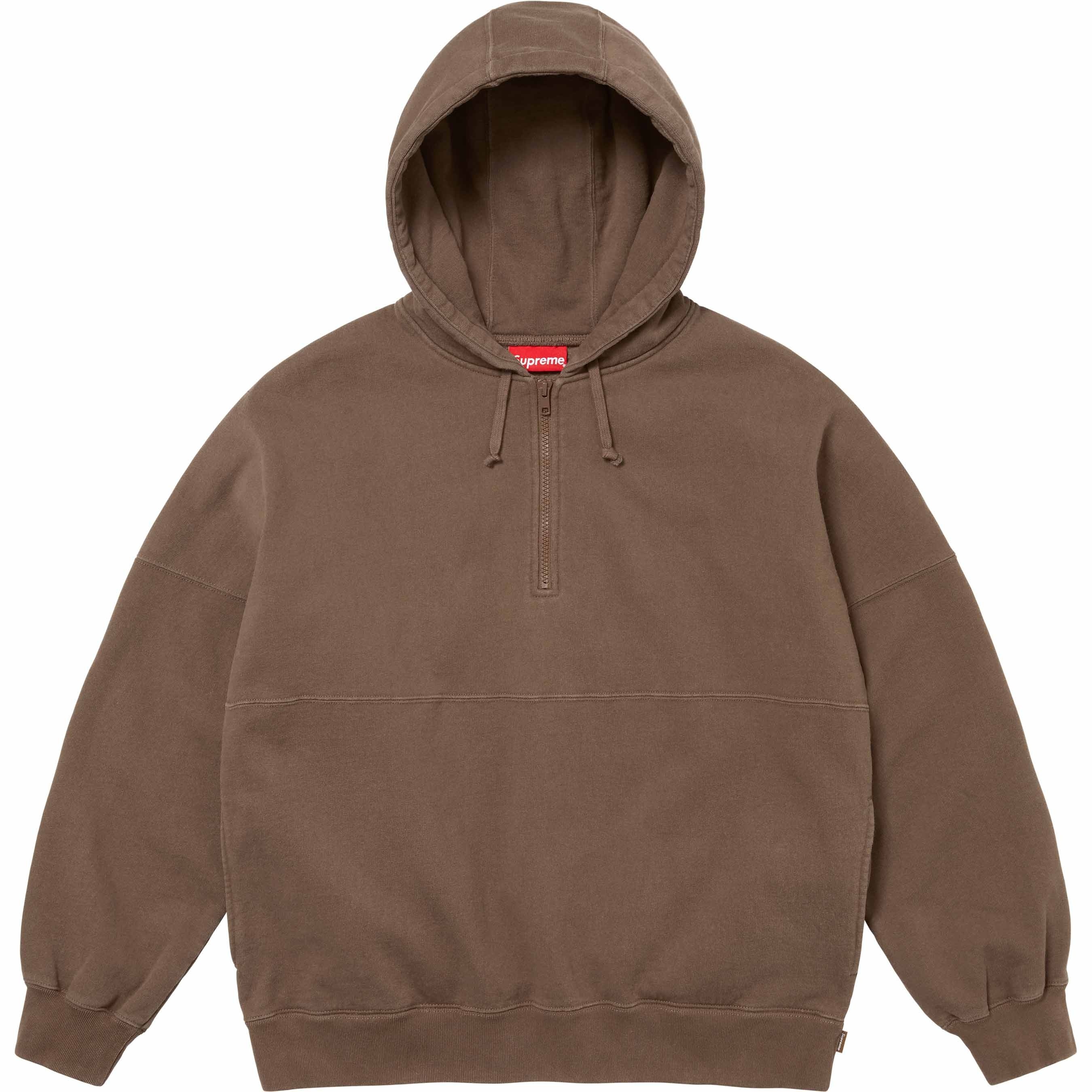 Wrapped Half Zip Hooded Sweatshirt view 3